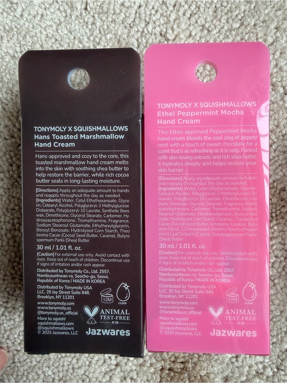 New Tony Moly x Squishmallows Hand Cream Set - Picture 2 of 3